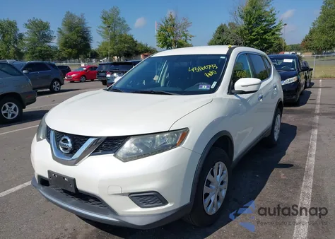 2015 Nissan Rogue S из США, поврежденный, VIN 5N1AT2MV9FC766521